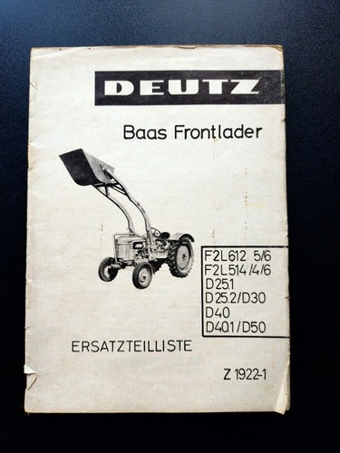 Deutz baas frontlader f2l - frontlader, 612
