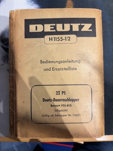 Deutz fahr f2l612 - ps,