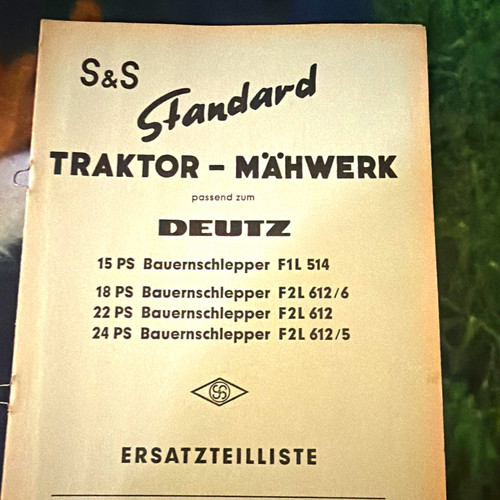 Standard traktor mähwerk - s&s, traktor-mähwerk